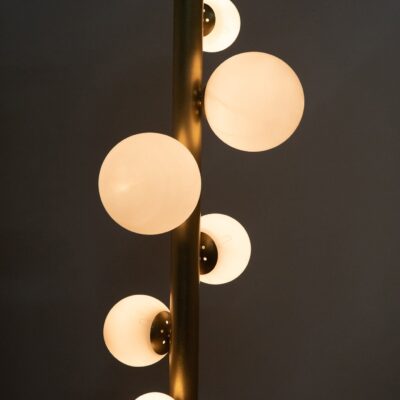 Orellana Chandelier, Metal with Brass Finish