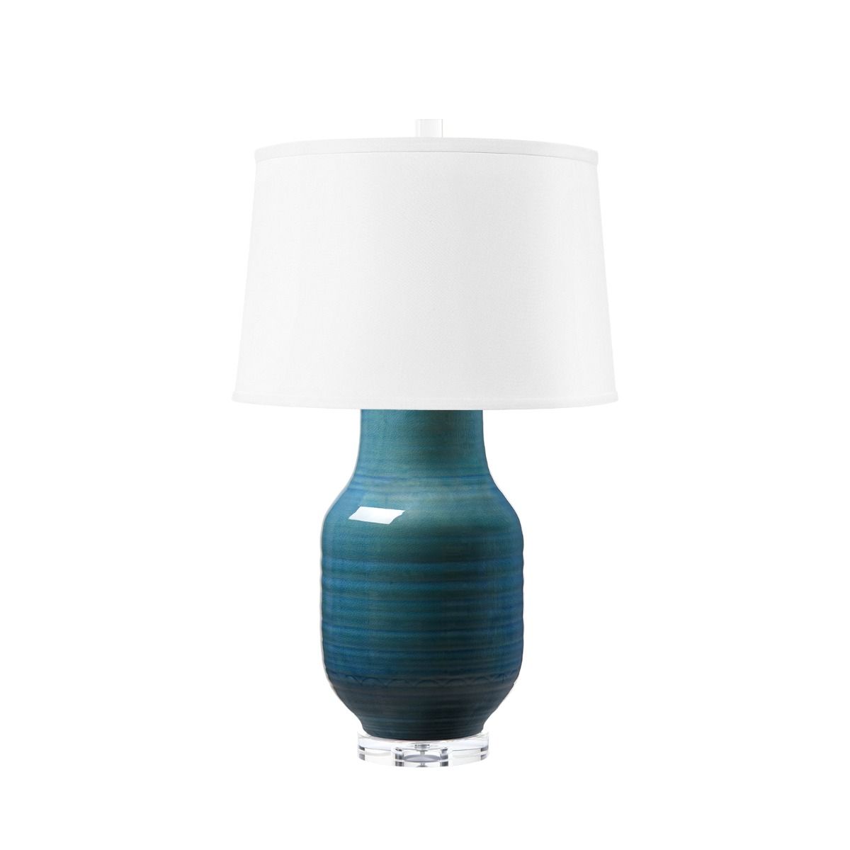Positano Lamp Without Shade, Azure Mist - Azure Mist
