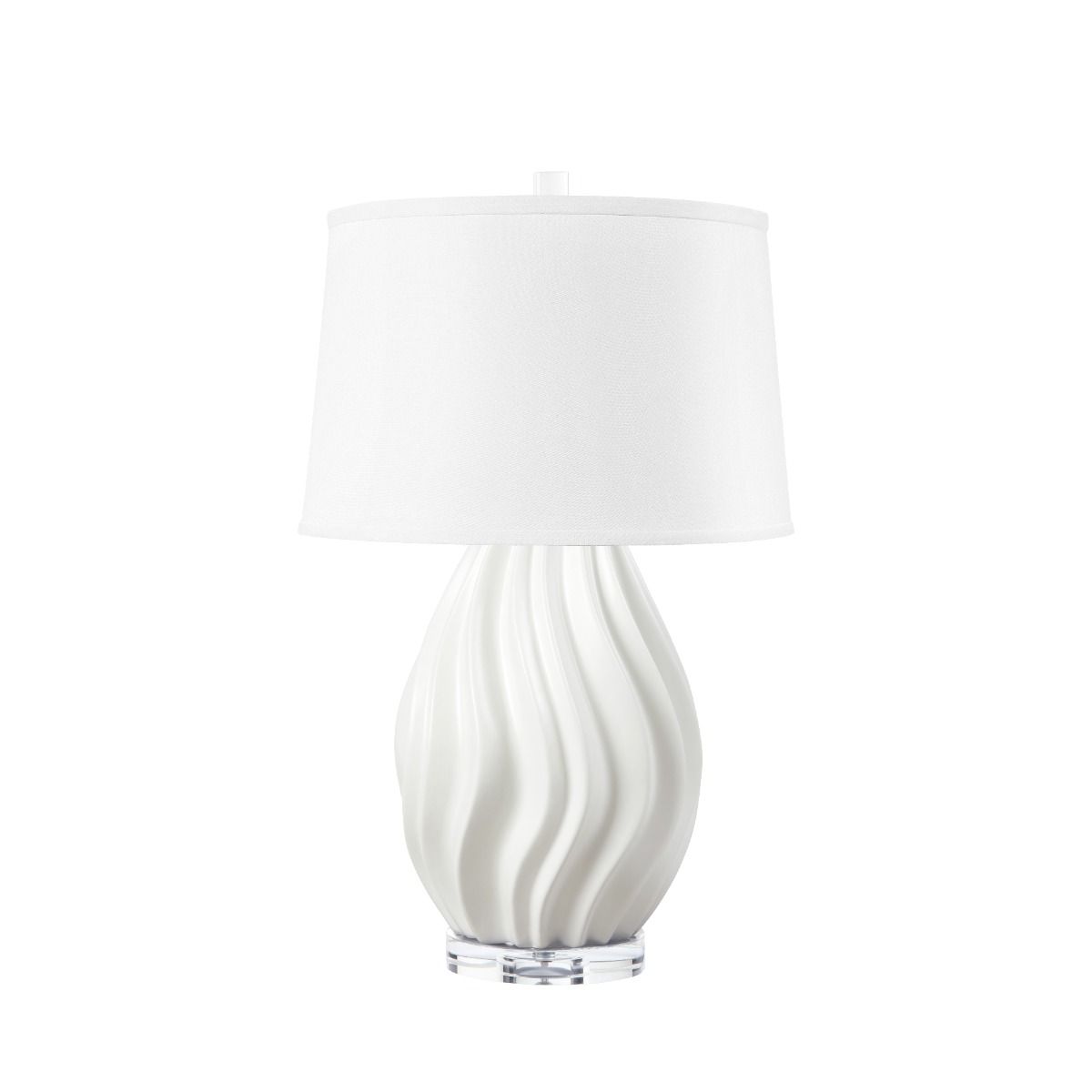 Tulum Lamp Without Shade, Alpine Gleam - Alpine Gleam