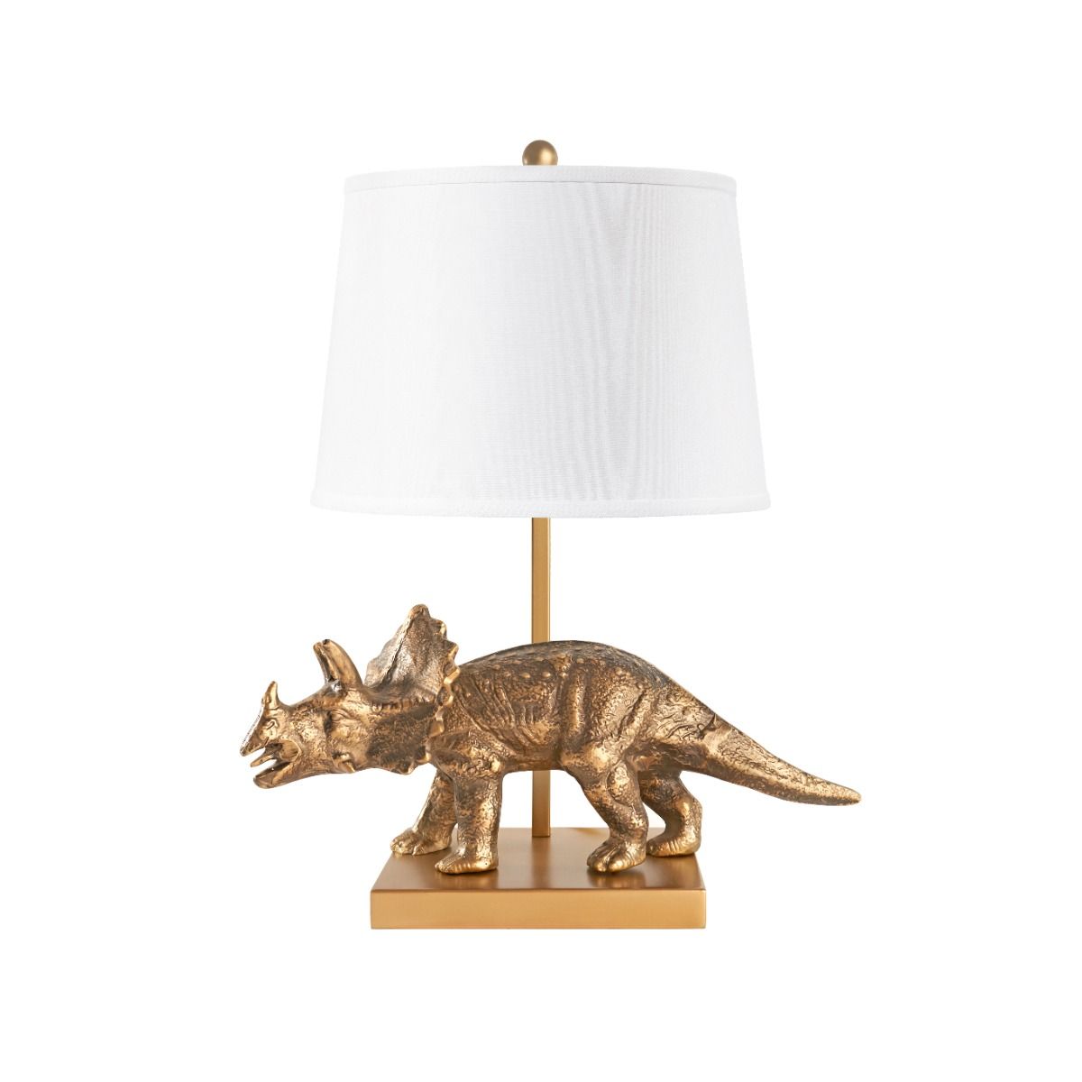 Titus Lamp Without Shade, Antique Brass - Antique Brass