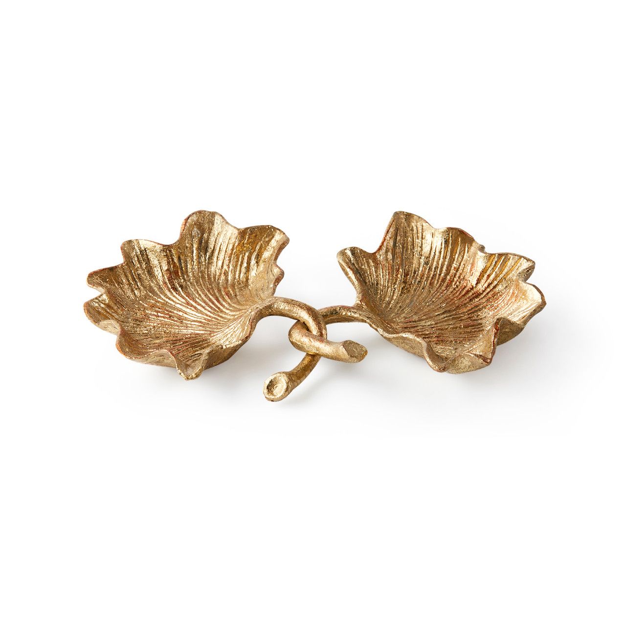 Ginko Small Bowl Set of 2, Gold Leaf - Gold Leaf